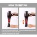 5PCS Hair Dryer Nozzle Replacement Set + Hair Comb | Portable Salon Narrow Concentrator for Blow Flat Hair Drying | Fits Diameter 4.0cm-4.8cm - Buy Online on GoSupps.com