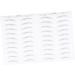 FOMIYES 6 Sheets Pairs Waterproof Stickers Realistic Waterproof Imitation Eyebrows Transfer Stickers Tool 3d - Buy Online on GoSupps.com