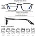 Suertree Blue Light Filter Glasses - Lightweight Myopia Glasses for Men & Women - Stylish Nearsighted Black Specs -1.0 Diopter - Buy Online on GoSupps.com
