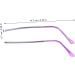 Buy Balue Replacement Glasses Accessories - Metal Frames & Brackets for Sunglasses - Violet 14.5x0.7cm - International Shipping Available - Buy Online on GoSupps.com