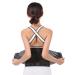 Dorbi summer back support lumbar belt belt-back support for men and women-prevents injuries and scoliosis breathable (color: black size: XL/X-Large) XL/X-Large black