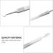 Baluue 9 Pcs Clip Comedone Tweezers Blackheads Pimple Extractor Tool Remover Stainless Steel Silver - Buy Online on GoSupps.com