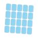 FOMIYES 20 pieces leaf gel pads for be used toner fitness matte fitness pads Gelpads for hip trainers Training equipment replacement gel pads Gel pads for abdominal stimulators Intelligent adhesive accessories