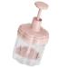 Healeved Tools Hair Shampoo Face Cleanser Face Wash Foams Maker Facial Cleaning Device Foaming Bottle Plastic Foams Bottle Bubble Maker Skincare Pp Soap Simple Travel Pink 17.00X7.00X7.00CM Pink