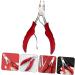 DRESSOOS 1pc Nail Clippers Fingernail Clipper Needle Nose Pliers Jewelry Making Pliers Nail Implements Nail Salon Nail Care Kit Nail Tool Toenail Red Ingrown Nails Manicure Stainless Steel - Buy Online on GoSupps.com