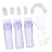 POPETPOP 1 Set bleach hair kit hair bleaching kit for dark hair bleach kit hair coloring tools hair dye kit hair oil bottle shower caps hairstyling gloves earmuffs portable purple plastic 6.9x4.8cm Purple