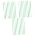 Ciieeo 6 Packs 200pcs Lolly Colored Cake Stick Sucker Stick Bulk Suckers Lollipop Sticks Dessert Paper Candy Sticks Food Special Paper Candy Making Stick Cake Kit Lolypop 15c Solid Buffet Greenx3pcs Size 1x3pcs