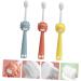 Coolhiya 3-Piece Children's Travel Toothbrush Set | Manual Toothbrush for Ages 3-12 | Essential Kids' Oral Care Accessories - Buy Online on GoSupps.com