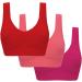 Shop Women's Plus Size Sports Bra - Colorful Push-Up Comfort Bra in Hot Pink Red Watermelon Red - Perfect Gift for Women - Buy Online on GoSupps.com