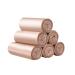 Small Bin Liners 5 Roll 100 Counts Trash Bags Garbage Bags for Kitchen Home Bedroom Office Pink 45x50cm