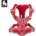 Winhyepet Truelove NO-Pull Dog Harness - Breathable Cotton Reflective Adjustable for Small & Medium Pets - Tlh5655 XS Poppy Red - Buy Online on GoSupps.com