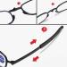 Lightweight Folding Metal Reading Glasses Blue Light Blocking Readers Portable Glasses with Keychain Bags(Couleur:Purple Grandeur:2.0x) - Buy Online on GoSupps.com