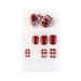 dijiusidy False Nail Perfect Matching Simple to Wear Fingernail Full Coverage Press Type Strong Viscosity Adjustable Paster Type 13 F741 Type 13 1 count (Pack of 1)