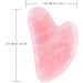 Rose Quartz Gua Sha Massage Tool for Facial & Body Spa | Jade Stone Gua-Sha Treatment for Trigger Point Acupressure Relief - Buy Online on GoSupps.com