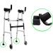 Walker Ski Glides for 1 18 Inch Tubes - Easy Glide Coaster Skis for Medical Walkers - Heavy Duty Black Skis (2) - Buy Online on GoSupps.com
