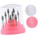 SOESFOUFU 1pc 48 Nail Bit Organizer Display Holder Stand Nails Drill Bits Nail Display Stand Display Storage Nail Drill Bits Holder Nail Grinding Head Storage Written Manicure Pink Size 1 Pink - Buy Online on GoSupps.com