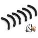 UKD 12 Pcs Black Rubber Makeup Tool Eyelash Curler Replacement Pads for Lady 3.5cm - Buy Online on GoSupps.com
