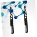 Healeeved Eyebrow Tweezers Set - 6 Dual Use Makeup Tools & Accessories for Perfect Brows | 3 Black Tweezers 10x1cm - Buy Online on GoSupps.com