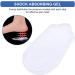 Buy Haofy Gel Heel Pillow for Heel Spur - 2 PCs Silicone Insoles for Plantar Fasciitis & Achilles Tendon Pain Relief | Comfortable Shoe Inserts - Buy Online on GoSupps.com
