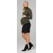 Happy Mama Maternity Nursing Roll Neck Top 1289 - Khaki, Size 16 - Buy Online on GoSupps.com
