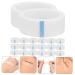 30 Rolls Eyelash Tape - Essential Eyelash Extension Supplies for Makeup Artists | Adhesive Lash Tape 900x1.2cm - Perfect for International Shipping - Buy Online on GoSupps.com