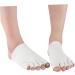 IWOWHERO 1 Pair Big Toe Separators Gel Fingerless Gloves Bunion Splints Pad Bunion Straightener Toe Spacers Toe Spreader Heel Sleeves for Cracked Heels White Sock Thumb - Buy Online on GoSupps.com
