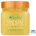 T H Tree Hut Shea Sugar Body Scrub Pineapple 18oz  With Single Fragrance-Free Makeup Remover Cleansing Towelette
