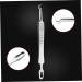 NOLITOY 3pcs Extractor Pimple Remover Stainless Curved Blemish Blackheads Kit Blackhead for Steel Tweezers 1 count (Pack of 1) - Buy Online on GoSupps.com