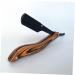 Minkissy Folding Travel Razor - Professional Cutthroat Shaving Razor with Rustproof Steel & Wood Handle - Buy Online on GoSupps.com