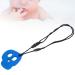 Shop Safe Silicone Baby Bite Toys | Soothing Dental Necklaces for Toddlers - Blue Skull Design - Buy Online on GoSupps.com