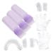 Beaupretty 1 Set Bleach Kit Hair Coloring Tools Hair Dye Tools for Diy Hairstyling Gloves Salon Hair Dyeing Tool Earmuffs Hair Dye Accessories Plastic Portable Tool Kit Purple 6.9x4.8cm Purple