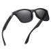 Wearpro polarized-deck-sonnen-sunglasses-for-master ladies UV400 protection polarizes sunglasses retro vintage style bicycle glasses rectangular sunglasses for driving sport 1-black