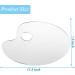 Acrylic Artist Paint Palette 11.8 x 7.9 inches - Non-Stick Oil Paint Mixing Palette - Easy Clean Transparent Oval Art Pallet (2 PCS) - Medium Size - Buy Online on GoSupps.com