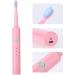 Buy Pink Waterproof Sonic Toothbrush - 3 Color Electric Vibration Soft Hair Smart Timer for Adults - Ultimate Whitening & Household Care - Buy Online on GoSupps.com