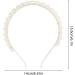 Mabor Pearl Headbands for Women Comfortable Elegant Headbands White Faux Pearl Headband Cute Fancy Pearl Head Band for Teen Girls Hair Styling Accessories for Birthday - Buy Online on GoSupps.com