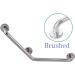 Bathroom Grab Bar Safety Support Rail Stainless Steel Curved Portable Shower Grab Bar Toilet Stainless Steel Freestanding Grab Bar Bathroom - Buy Online on GoSupps.com