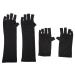 FOMIYES 2 Pairs Nail UV Gloves UV Shield Gloves Manicure Protection Gloves for Lamp Protect Hands from UV Damage