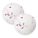 Housoutil Housoutil 2 Pieces Bubble Bath Ball Milk Bath Balls Rose Petals Steam Shine Essential Oil Bath Bomb Maker Moisturize