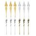 Ximimark 12 pcs Vintage Brass Dragon Ear Spoon - Intricately Carved Ear Cleaning Tool with Safe Wax Remover Fashionable Keychain Pendant