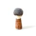 DOM shaving brush synthetic hair (vegan) with olive wood handle type Sir George