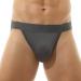 Broddle Men's Charcoal Grey Stretchy Nylon Jockstrap - Medium Size - Buy Online on GoSupps.com