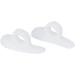Pedimend 3 Pairs Under Toe Support Straightener Corrector - Silicone Gel Orthotics Pads for Hammer Claw Crooked Mallet Toes, Bunion Corns, and Blisters - Foot Care (White) - Buy Online on GoSupps.com