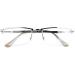 Eyekepper Half Rim Metal Reading Glasses - Spring Hinge Metallic Blue Grey +2.00 | International Shipping Available - Buy Online on GoSupps.com
