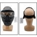 Full Face Tactical Mask for Paintball, Airsoft & Outdoor Activities - Impact Resistant with Goggles - Black Clear Lens - Buy Online on GoSupps.com