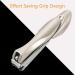 Stainless Steel Nail Cutter with Catcher Function Fingernail&Toenail Clippers for Men and Women Kids and Seniors (Gold) - Buy Online on GoSupps.com