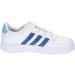 Buy adidas Unisex Kids Break Lifestyle Court Sneakers - Elastic Lace & Top Strap - EU 36 2/3 - Ftwr White/Team Royal Blue/Light Aqua - International Shipping Available - Buy Online on GoSupps.com