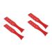 Fomiyes 4 piece massage suction body massage device scrape Gua-Sha massage device napkin talling tool massage massage leather mouse calf massage tab sandboard scrollrad fitness red