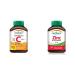 Jamieson Chewable Vitamin C 500 mg + Zinc 50 Mg Tablets Bundle