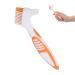 Denture Cleaning Brush Set - Hygiene Denture Cleaner, Toothbrush & Cleanser Tool for False Teeth Care - Buy Online on GoSupps.com