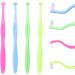 Buy Ouligay 4-Piece Tuft Toothbrush Set | Soft Interspace & End-Tuft Brushes for Detailed Cleaning - Ideal for Braces & Interdental Care - Buy Online on GoSupps.com